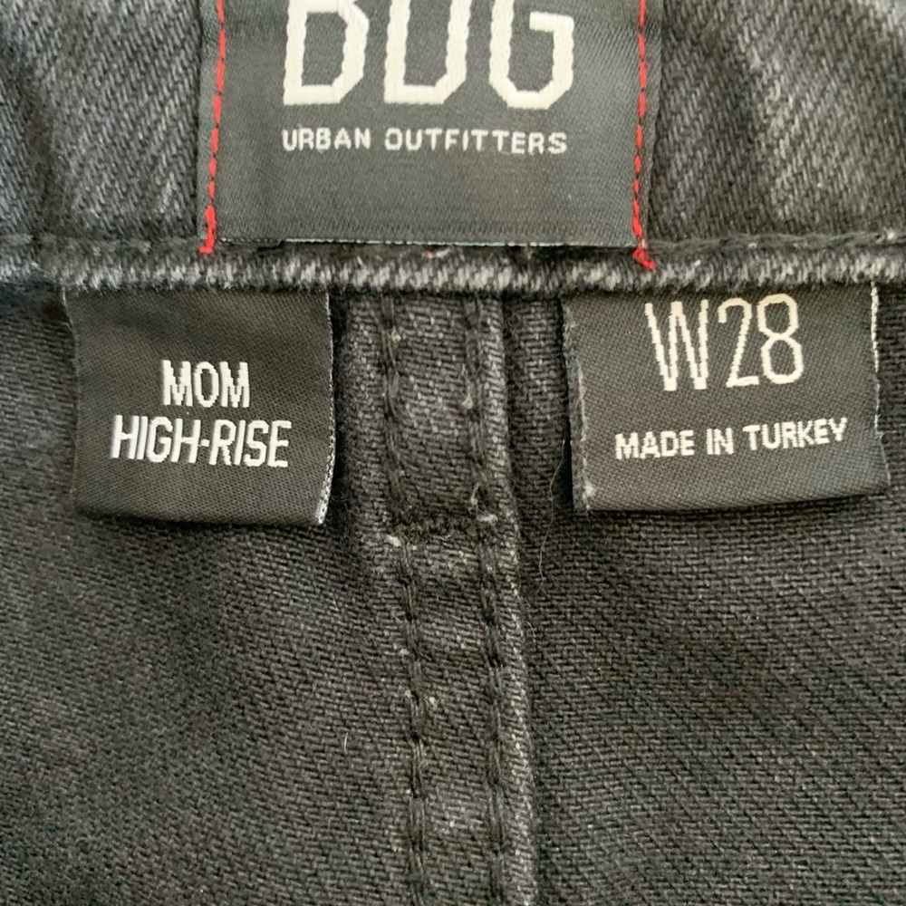 Urban Outfitters BDG High-Rise Black Jeans Sz 28 - Picture 7 of 7